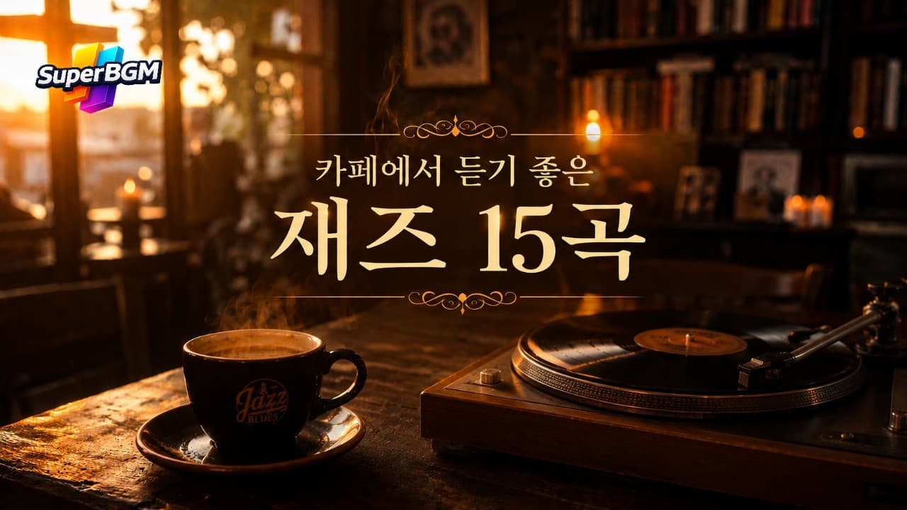 [Playlist] 카페에서 듣기 좋은 재즈 15곡 | 공부할 때, 쉬고 싶을 때 틀어두세요