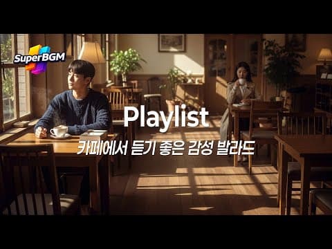 [Playlist] 카페에서 듣기 좋은 감성 발라드 ☕ | 어쿠스틱·재즈 감성 플레이리스트