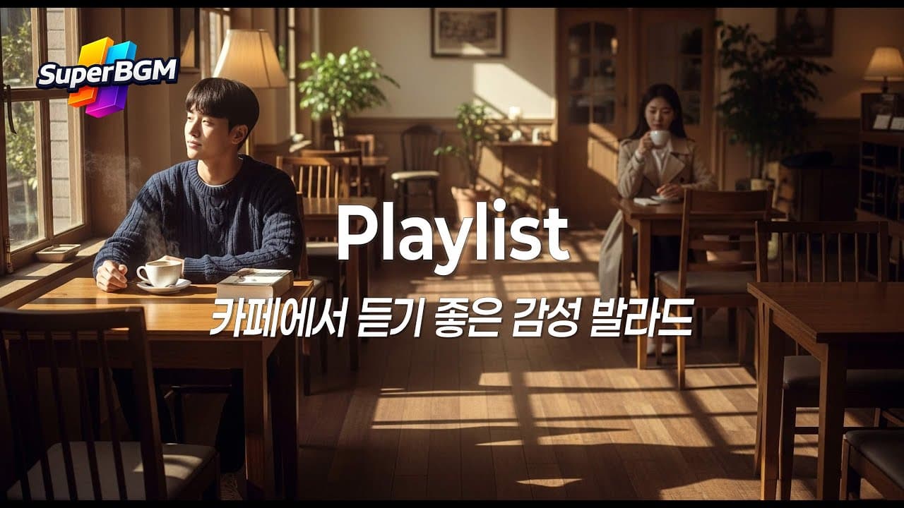 [Playlist] 카페에서 듣기 좋은 감성 발라드 ☕ | 어쿠스틱·재즈 감성 플레이리스트